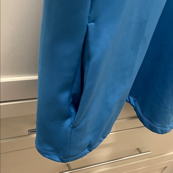 GREG NORMAN Quarter Zip LS Pullover Golf Sweatshirt 3 Pockets "Play Dry" Blue XL - Picture 6 of 15